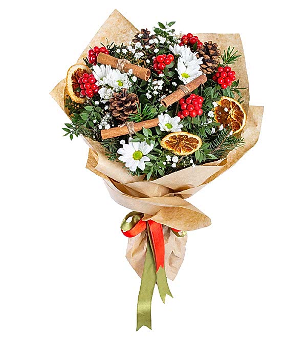 Kraft Bukette Kokina ve Papatya Buketi