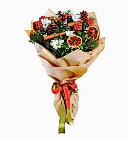 Kraft Bukette Kokina ve Papatya Buketi