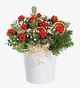 Seramikte Yeni Y�l Kokina Aranjman�