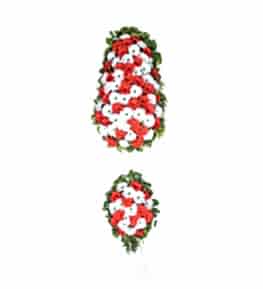 �ift Katl� �elenk K�rm�z� Beyaz