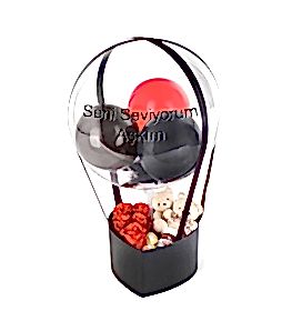 Kutuda G�l �ikolata Ay�c�k ve Balonlar