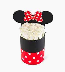 Minnie Kutuda Beyaz G�l