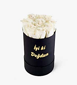 �yi Ki Do�dun Kutuda Beyaz G�l
