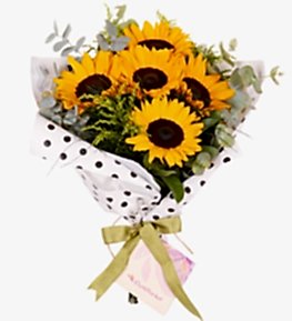 Puantiyeli Bukette Ay�i�ekleri