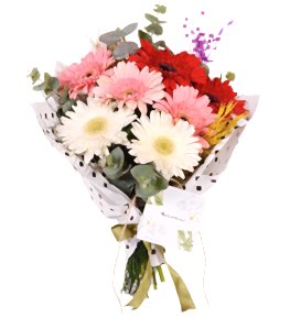 Bukette Rengarenk Gerberalar