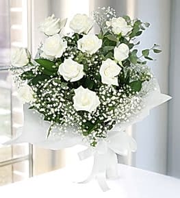11 Beyaz G�l Buketi