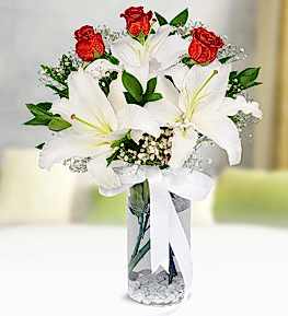 K�rm�z� G�l ve Lilyum Aranjman�