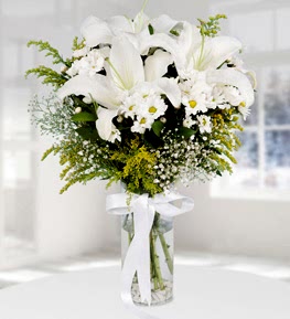 Papatya ve Lilyum Aranjman�