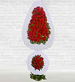 K�rm�z� �ift Katl� Ayakl� Sepet