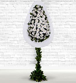 Beyaz Gerbera Sepeti