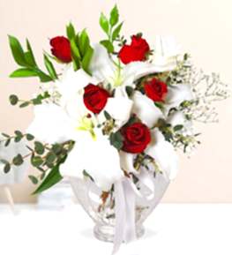 Kalp Vazoda G�l ve Lilyum