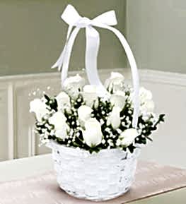 Beyaz G�l Sepeti