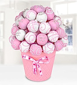 Ho� Geldin Bebek Pembe Kek Sepeti