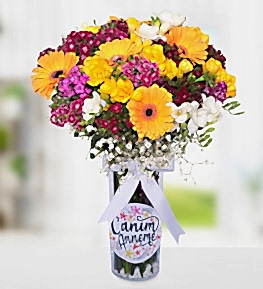 K�r �i�ekleri Vazosu