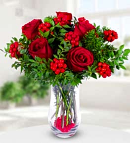 Vazoda K�rm�z� G�l ve Kokinalar