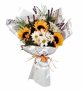 Ay�i�e�i ve Papatya Buketi