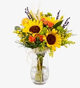 Vazoda Ay �i�e�i ve Turuncu �ardak G�ller