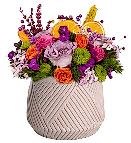 Renkli G�ller ve K�r �i�e�i Aranjman�