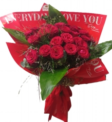25 Kırmızı Gül Buketi