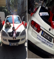 Bebekli Gelin Arabası Süsleme