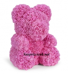 Teddy Bear Rose Pembe Solmayan Gül