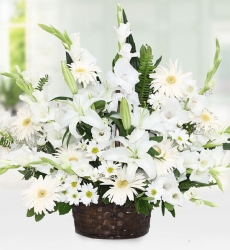 Lilyum Gerbera Sepeti