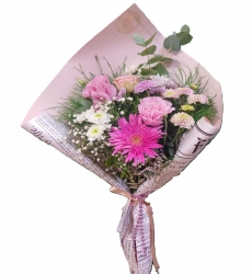 Eşsiz Pembe Çiçek Buketi - Zarif ve Şık 