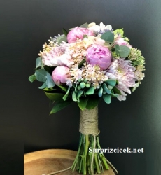 Şakayıkla Gelin El Buketi 