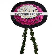 Pembe Beyaz Cenaze Çelengi