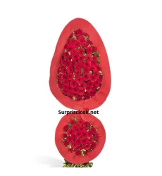 Kırmızı Gerbera Kutlama Çelengi