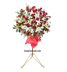  Ferforje Çiçek Aranjmanı