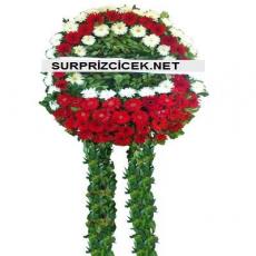Kırmız Beyaz Cenaze Çelengi