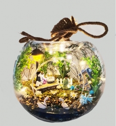 Elma Büyük ledli Küçük Orman Teraryum