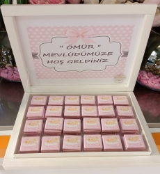 Sürpriz Chocolate Kız Bebek Pembe Çikolata 