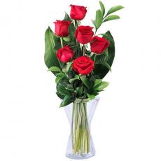 Seni Seviyorum 6 kırmızı gül